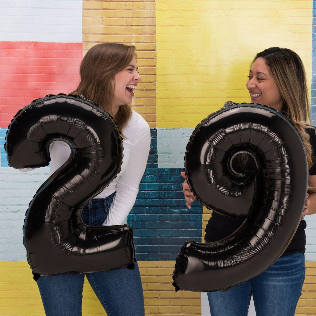 34in Number (0-9) Balloon, Assorted Colors