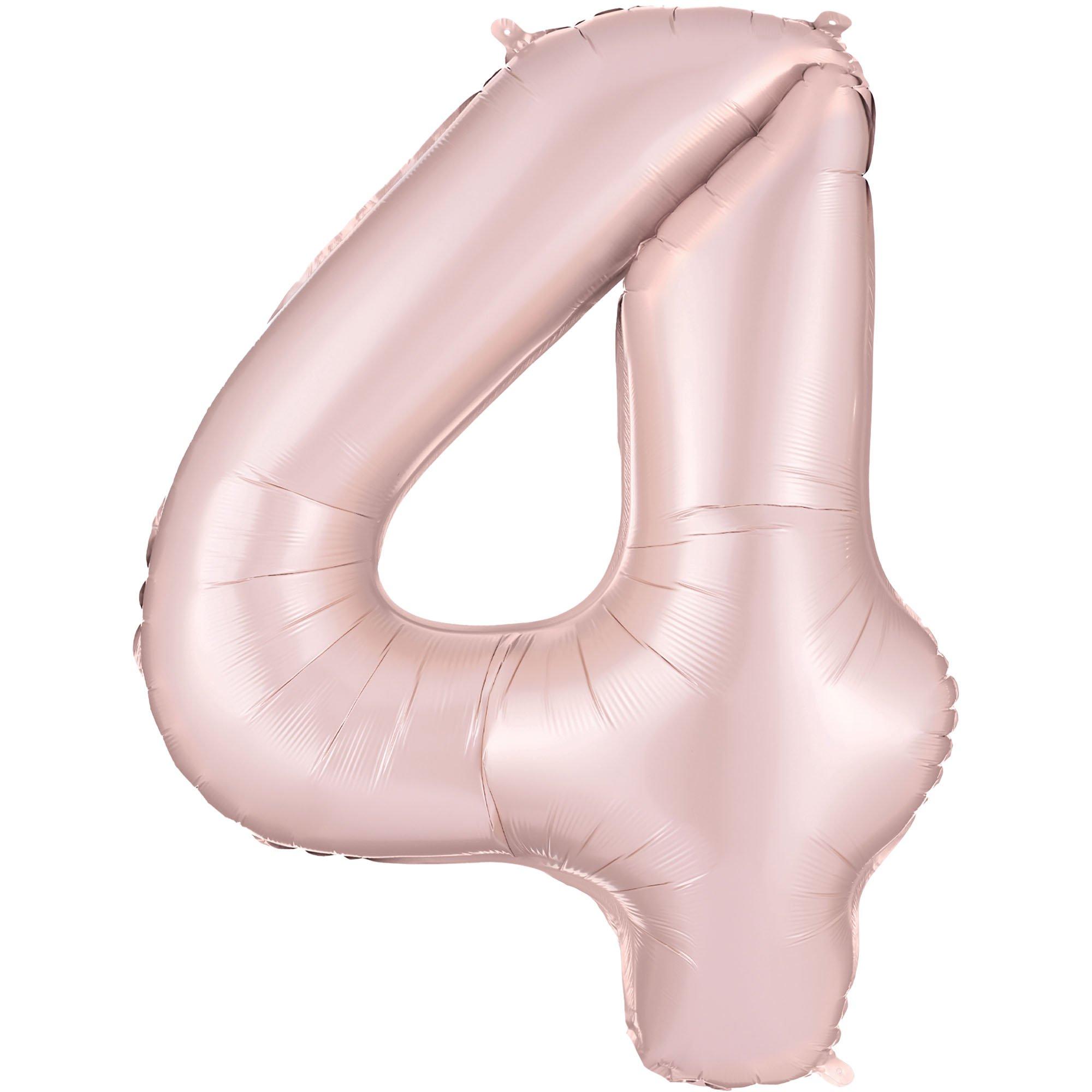 34in Number (0-9) Balloon, Assorted Colors